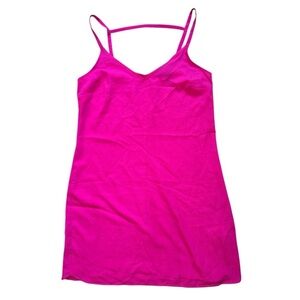 Lipsy London Hot Pink Strappy Mini Dress Size 6 NWT